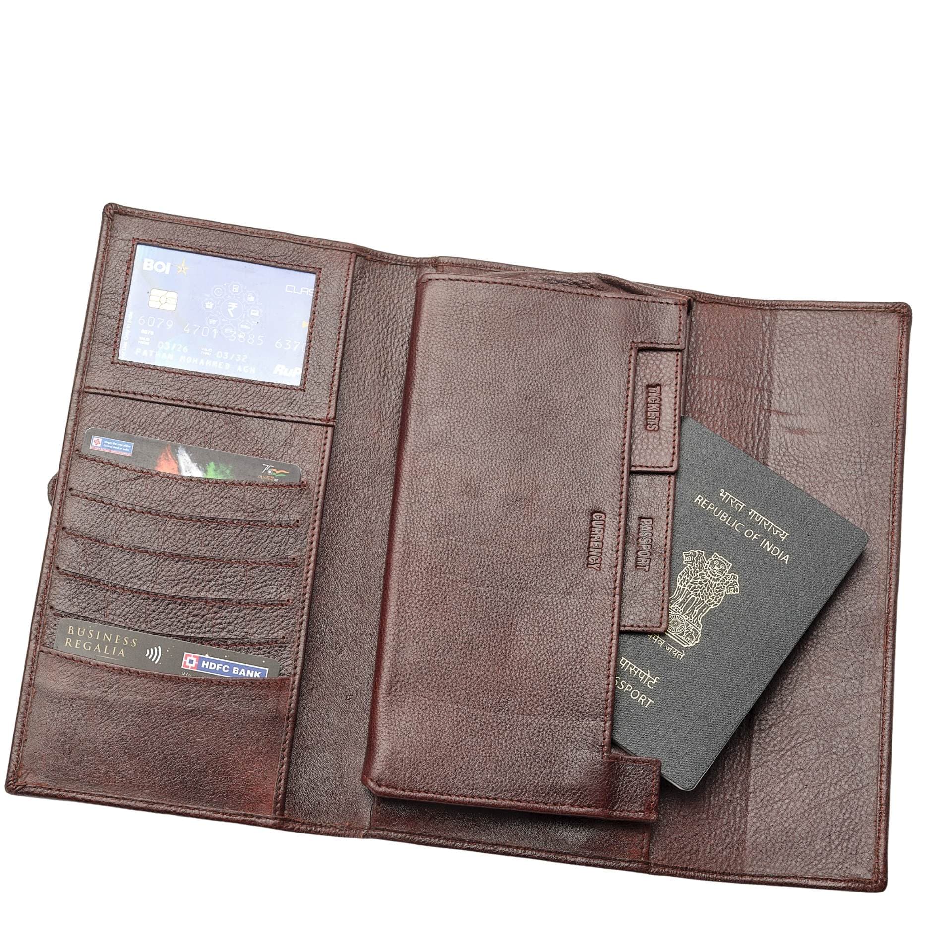 Document carry hand pouch